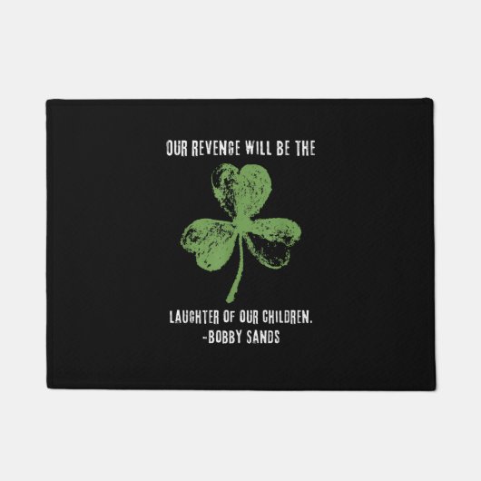 アイルランド共和党ボビーサンズアイルランド自由T市 ドアマット (正面)
