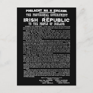 アイルランド共和国のイースターライジング宣言 シーズンポストカード