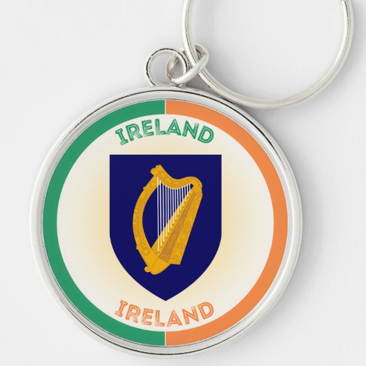 アイルランド共和国の遺産エンブレム キーホルダー (正面)