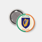 アイルランド共和国の遺産エンブレム マグネット (正面/裏面)