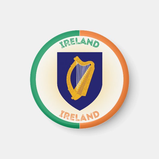 アイルランド共和国の遺産エンブレム マグネット (正面)