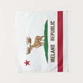 アイルランド共和国アイリッシュエルク国旗の巨鹿 タペストリー (正面)