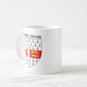 アイルランド共和国カロー郡の紋章 コーヒーマグカップ (正面左)