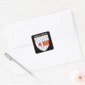 アイルランド共和国カロー郡の紋章 スクエアシール (封筒)