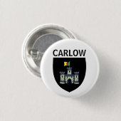 アイルランド共和国カーロウの紋章(町) 缶バッジ (正面&裏面)