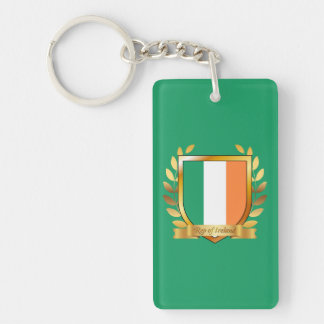 アイルランド共和国国旗シールド キーホルダー