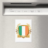 アイルランド共和国国旗シールド マグネット (インサイチュ (食洗機))