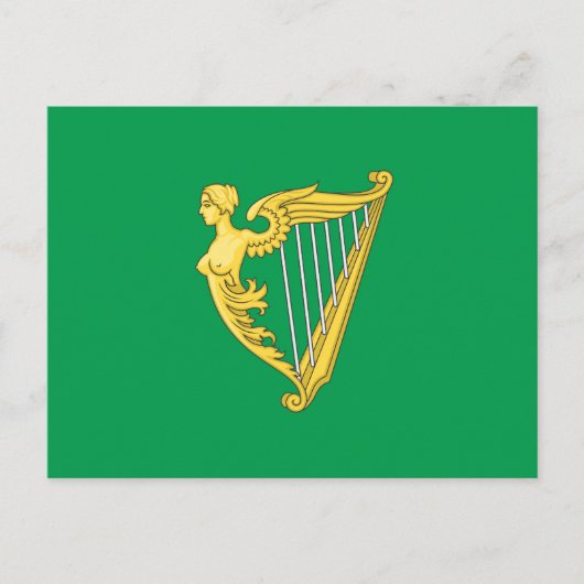 アイルランド共和国国旗 ポストカード (正面)