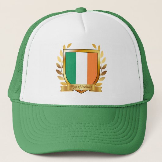 アイルランド共和国旗シールド キャップ (正面)