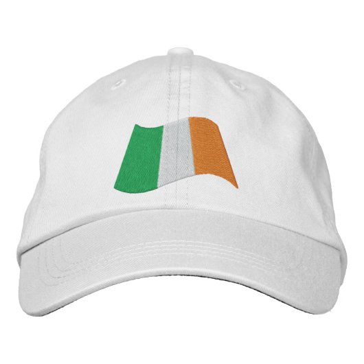 アイルランド共和国旗 刺繍入りキャップ (正面)