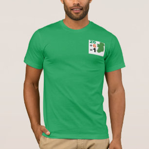 アイルランド共和国26+6=1 tshirt緑 tシャツ