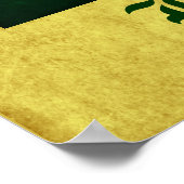 アイルランド動揺して国旗のポスター ポスター (角)