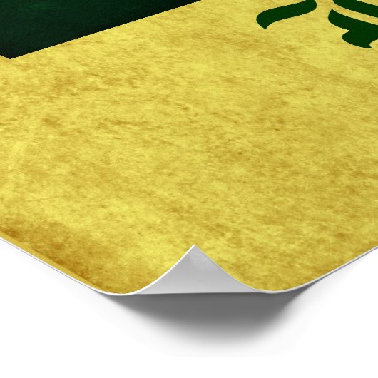 アイルランド動揺して国旗のポスター ポスター (角)