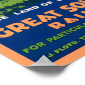 アイルランド南部鉄道ヴィンテージ旅行ポスター ポスター (角)