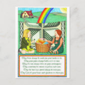 アイルランド友好願い感動的カード ポストカード (正面)