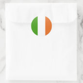 アイルランド品質国旗の円 ラウンドシール (バッグ)