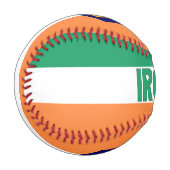アイルランド国旗とコート・オブ・アームズ 野球ボール (正面左)