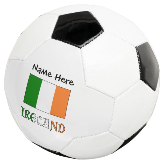 アイルランド国旗と名つきサッカーボール サッカーボール (3/4)