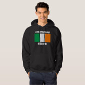 アイルランド国旗のあるストラノーラール パーカ (正面フル)