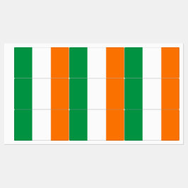 アイルランド国旗のある愛国的なラベル ラベル
