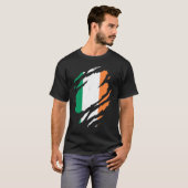 アイルランド国旗のアイルランド国旗のアイルランド Tシャツ (正面フル)