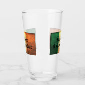 アイルランド国旗のガラハーの苗字 タンブラーグラス (左)