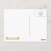 アイルランド国旗のクローバー ポストカード (裏面)