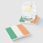 アイルランド国旗のコート ストーンコースター (横)