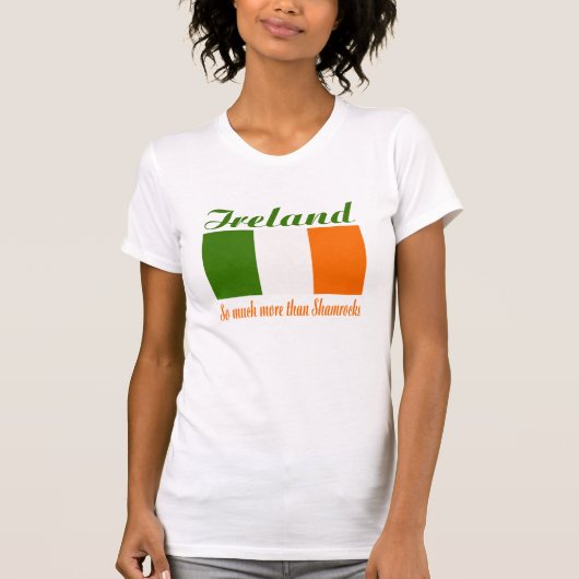 アイルランド国旗のシャツ Tシャツ (正面)