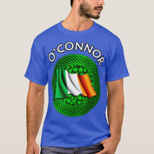 アイルランド国旗のシャムロックケルト結び目模様OConnor Tシャツ