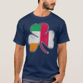 アイルランド国旗のシャムロック Tシャツ (正面)