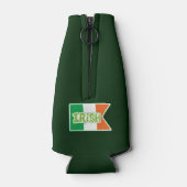 アイルランド国旗のシャムロパーソナライズされたック ボトルクーラー (裏面)