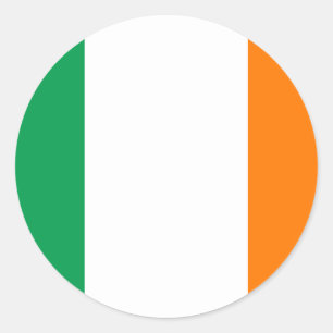 アイルランド国旗のシール ラウンドシール