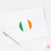 アイルランド国旗のシール ラウンドシール (封筒)