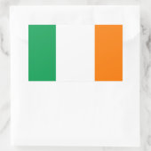 アイルランド国旗のシール 長方形シール (バッグ)