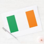 アイルランド国旗のシール 長方形シール (封筒)