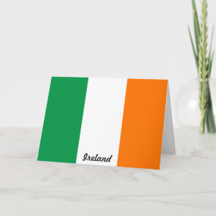 アイルランド国旗のノートカード カード