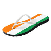 アイルランド国旗のビーチ男性へビーチサンダルと女性 ビーチサンダル (アングル)