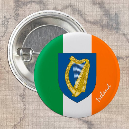 アイルランド国旗のファッション 缶バッジ