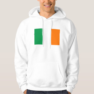 アイルランド国旗のフード付きスウェットシャツ パーカ