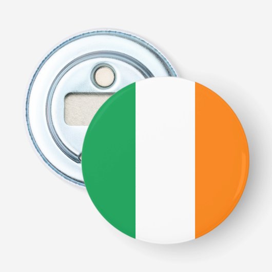 アイルランド国旗のボタン 栓抜き (正面)