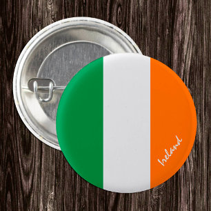 アイルランド国旗のボタン 缶バッジ