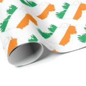 アイルランド国旗のラッピング紙 ラッピングペーパー (ロールコーナー)