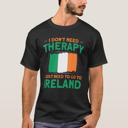 アイルランド国旗のルーツに行く必要があるアイルランド Tシャツ (正面)