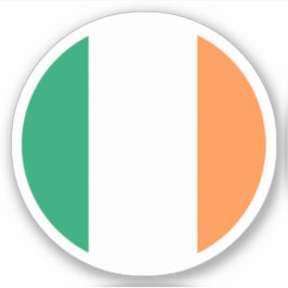 アイルランド国旗の丸いシール シール