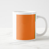 アイルランド国旗の包みのまわりに ジャンボコーヒーマグカップ (右)