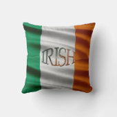 アイルランド国旗の愛国的なケルト・アイルランド クッション (裏面)