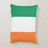アイルランド国旗の文字 アクセントクッション (裏面(縦))