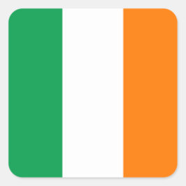 アイルランド国旗の正方形ステッカー スクエアシール