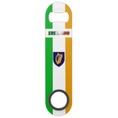 アイルランド国旗の紋章 スピード栓抜き (正面)